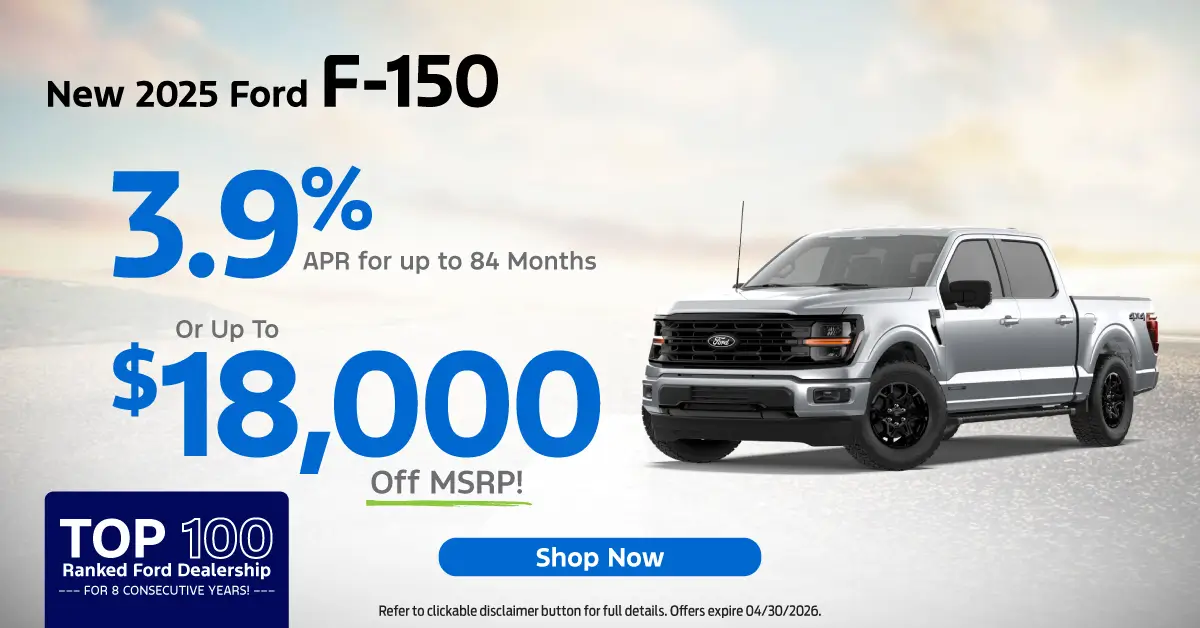 Special offer on 2025 Ford F-150 New 2025 Ford F-150